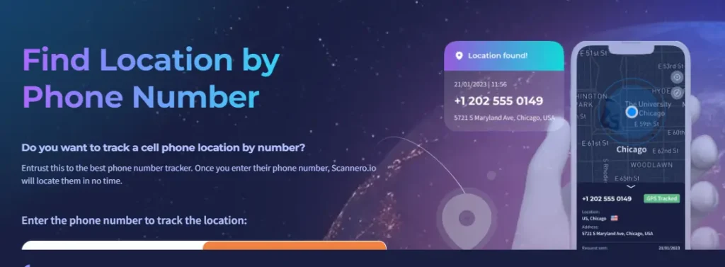 Location by phone number