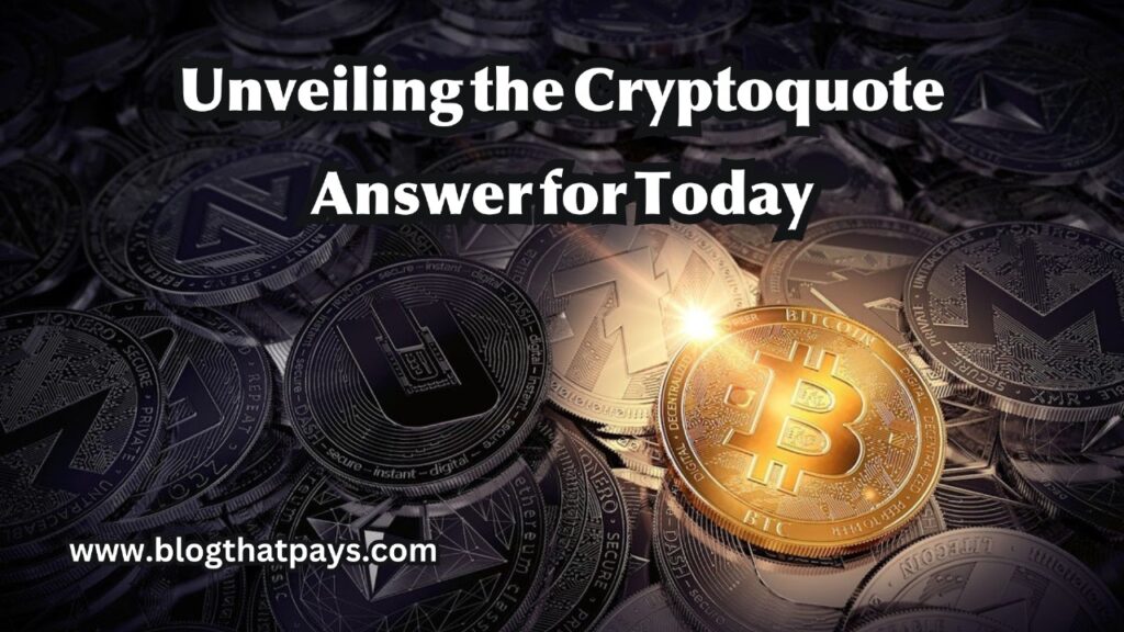 Cryptoquote